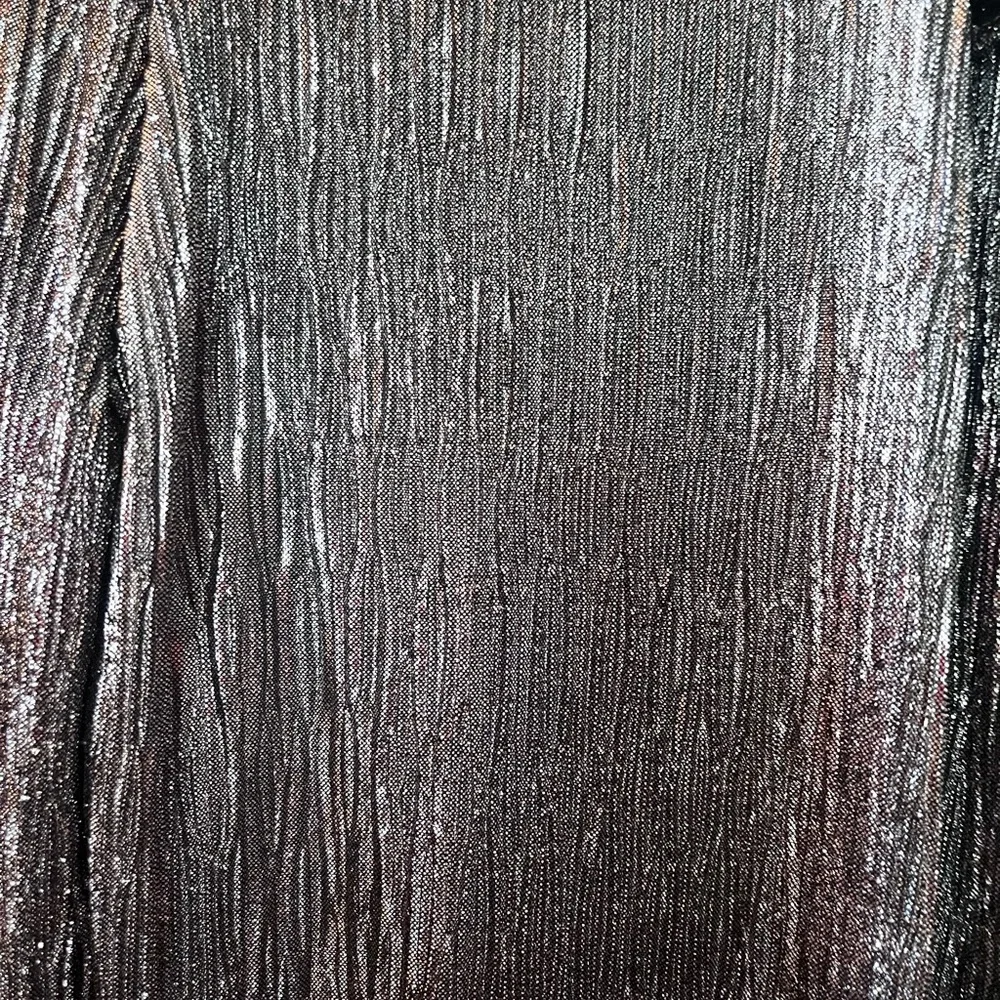 Zara Metallic Silver Wrap Pants - Picture 13 of 16